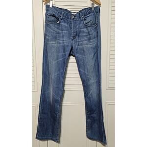 Hudson Jeans Mens 36 Byron 5 Pocket Straight button Fly Made In USA Denim